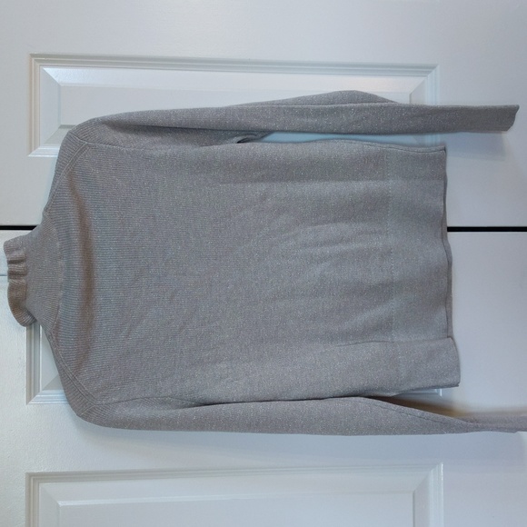 J. Crew Metallic Merino Wool Ruffleneck Sweater - Picture 7 of 9